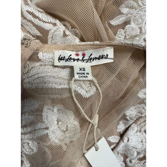 New Free People X For Love & Lemons Temecula Mini Dress Size Xs - Picture 5 of 5